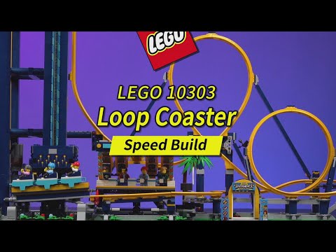 LEGO 10303 Loop Coaster Speed Build - BrickTok