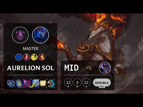 Aurelion Sol Mid vs Veigar - EUW Master Patch 10.16