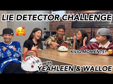 LIE DETECTOR CHALLENGE with WALLOE & YEAHLEEN! (NAG KA AMINAN!) 