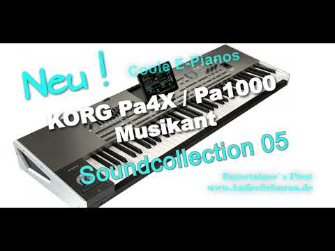 Entertainers First Soundcollection 05 für Korg Pa4X Musikant / Pa1000 ab sofort erhältlich !