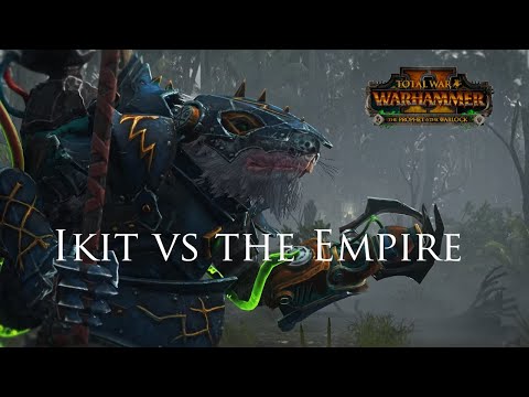 IKIT CLAW VS THE EMPIRE CINEMATIC BATTLE | Warhammer 2 Battle Replay