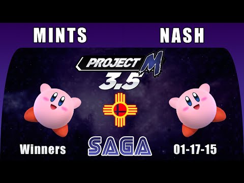 SAGA - Mints(Mario,Kirby) vs. Nash(Kirby) - Amateurs Winners Bracket - Project M 3.5