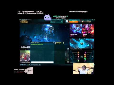 Coined by Dyrus, "I just want to play League of Legends."