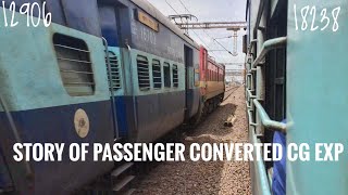 preview picture of video 'Passenger Converted CG Exp crosses Aggressive HWH-PBR Aradhana Exp'