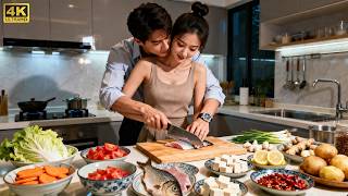 Download lagu 💖The culinary genius CEO personally teaches a foodie girl how to cook. mp3