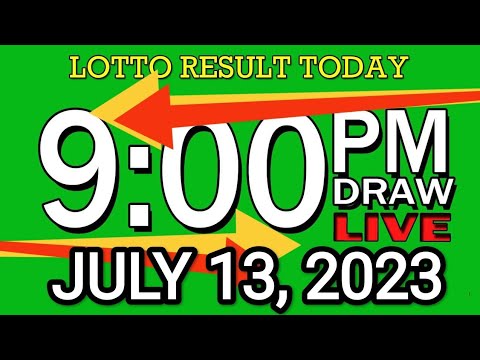 LIVE 9 PM LOTTO RESULT TODAY JULY 13, 2023 LOTTO RESULT WINNING NUMBERS