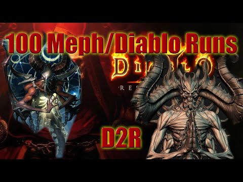 Diablo 2 Resurrected 100 Mephisto/Diablo Runs. The Holy Grail Grind Continues.
