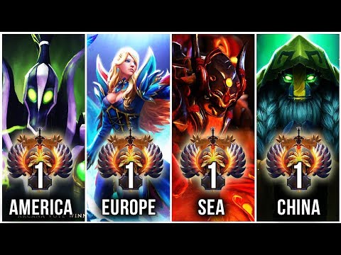 THE BEST PRO PLAYERS IN THE WORLD - TOP 1 OF EVERY REGION (SUPPORT-MMR)