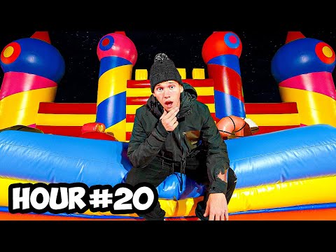 Staying Overnight in the World's LARGEST Inflatable