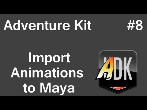 UDK Adventure Kit Tutorial - 08 - Export UDK Animations to Maya