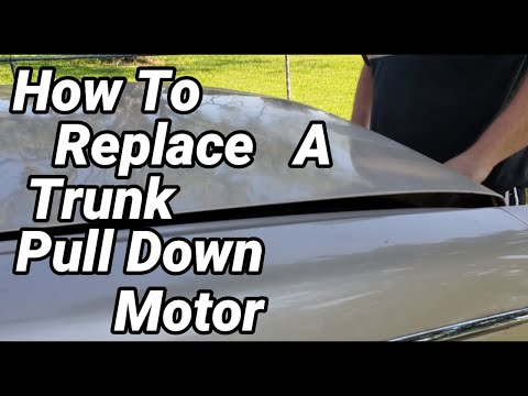 How To Replace The Trunk Pull Down Motor On A 93-96 Cadillac Fleetwood