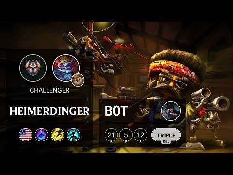 Heimerdinger Bot vs Caitlyn - NA Challenger Patch 9.24