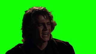 Anakin Skywalker "what have I done?" Star Wars green screen