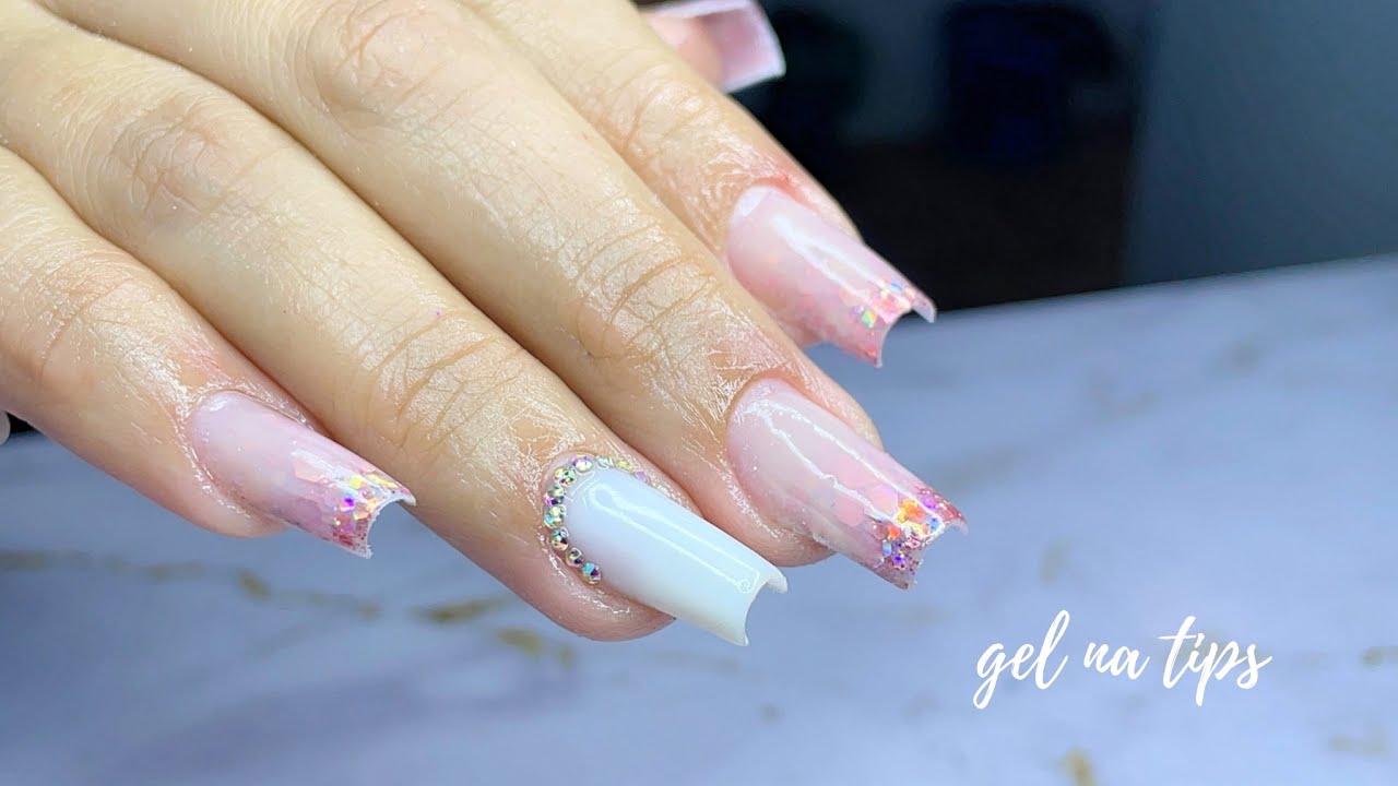 PASSO A PASSO GEL NA TIPS DE MILHÕES 💗✨
