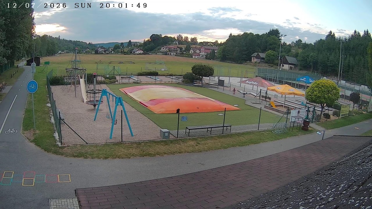 Live webcam view of Parque Infantil de Havlovice