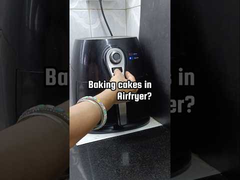 airfryer episode 41: baking cake in air fryer #shortsfeed