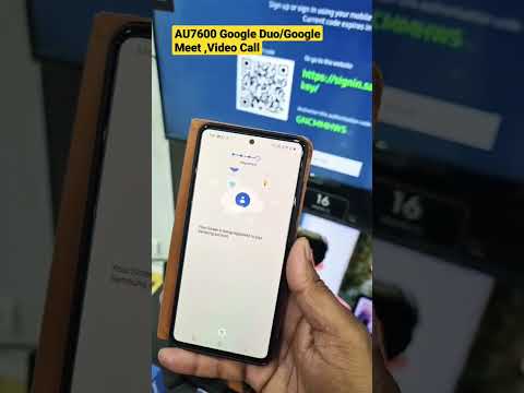 How to use Google Duo Video Call in AU7600⚡️Google Meet