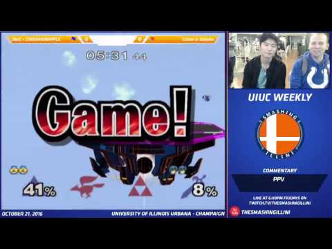 [Smashing Illini Weekly] Dart! + CINNAMONAPPLE (B) vs. Comm + Daijobu (R) SSBM Doubles