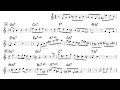 All the things you are - Easy Solo Example for Tenor Sax -1
