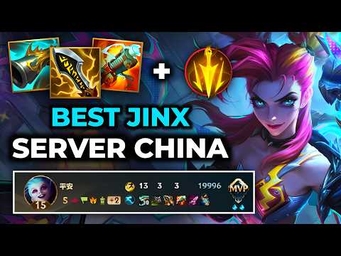 Jinx Wild Rift China - Build Runes Guide Patch 7.0c - Gameplay Jinx Season 20