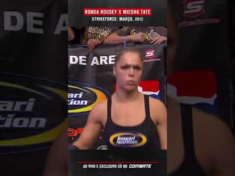 Ronda Rousey VS Miesha Tate 1 no Strikeforce.