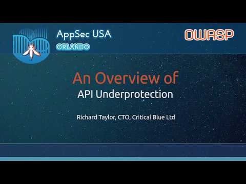 Image thumbnail for talk An Overview of API Underprotection