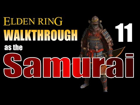 ELDEN RING Walkthrough Samurai #11 - Bloodhound Knight Darriwil Boss Fight (Kickass Unique Sword!)