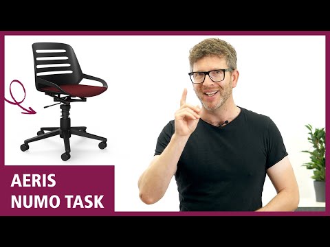 Aeris Numo Task ➡️ DER Design-Bürostuhl für bewegtes Sitzen