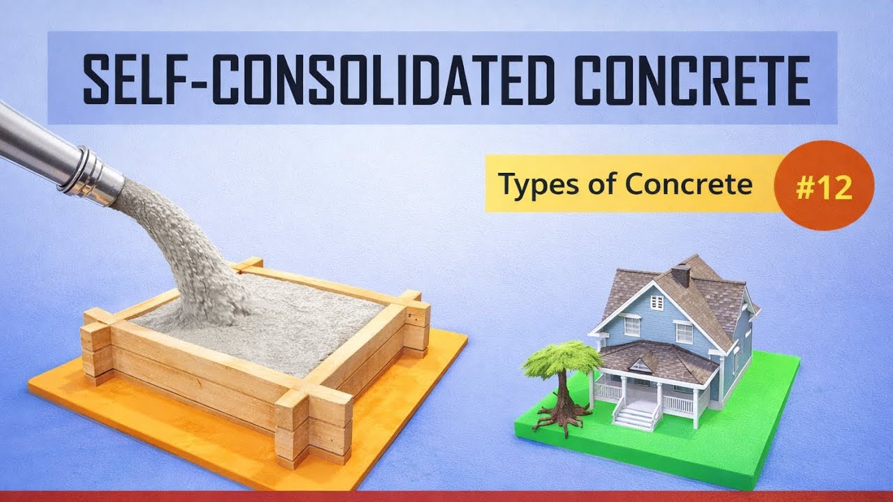What is Self Consolidated Concrete || Self Compacting Concrete || Types of Concrete #12