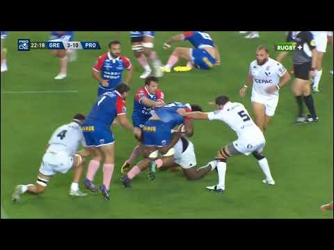 levi douglas highlight grenoble - Provence Rugby  13-26