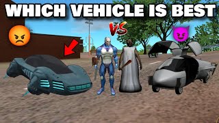 Which Vehicle is Best 🤔 | Big Comparison | Rope Hero Vice Town Game || Classic Gamerz