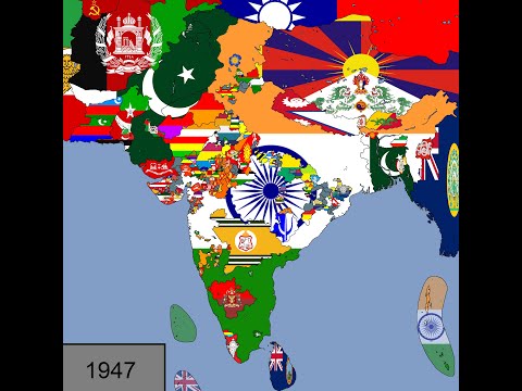 The History of India in Flags: 1320-2023