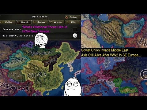 How New Version Change The History From 1936?_HOI4 Timelapse
