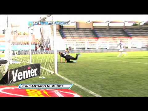 Gol de Montoya Muñoz. Tigre 1 - All Boys 1. Torneo Final 2013. Fecha 4. Fútbol Para Todos.