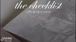 The Checklist (Alyssa's Version, From the Vault)