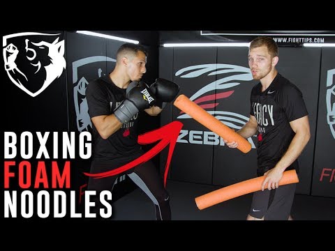 Using Foam Pool Noodle Drills for Improving Boxing Defense