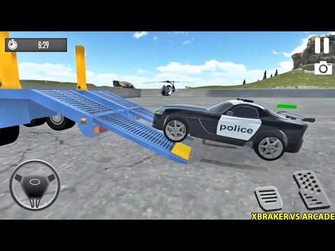 Cargo Airplane Police Vehicle Transporter: Police Car Transporter Truck and Plane - Android Gameplay