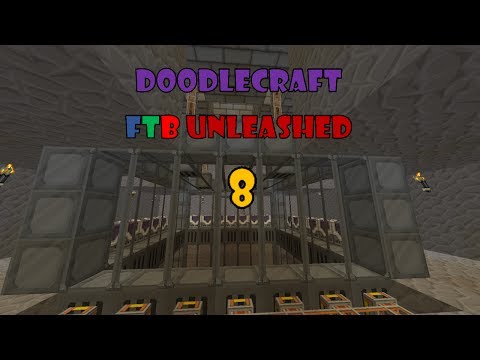 DoodleCraft FTB Unleashed #08 - AE System & Biofuel Tank!
