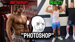 He uses photoshop
