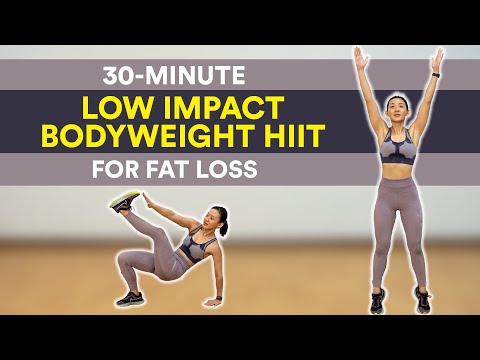 30-Minute Low Impact Bodyweight HIIT for Fat Loss | Joanna Soh