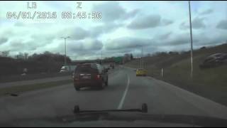 Highway Chaos as Cops Chase Down Suspect