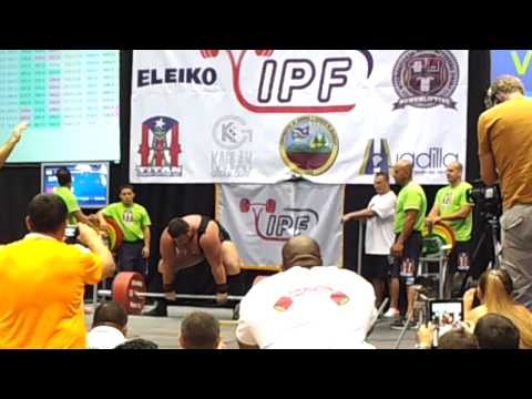 Vladimir Svistunov deadlift 370kg IPF World Championships 2012