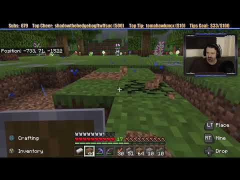 Minecraft "Chill Stream" Jan. 20, 2020 pt2 - Let's Build a Shrine!