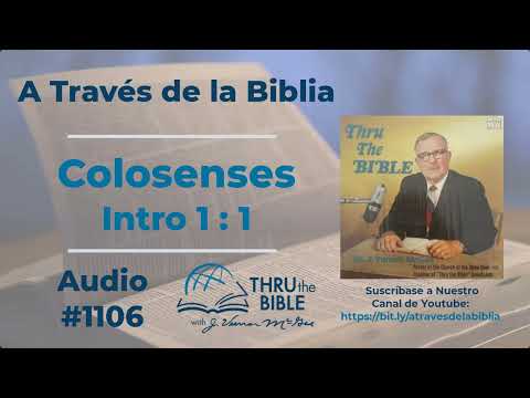 Colossians 1:1 #1106 J Vernon McGee #colossians