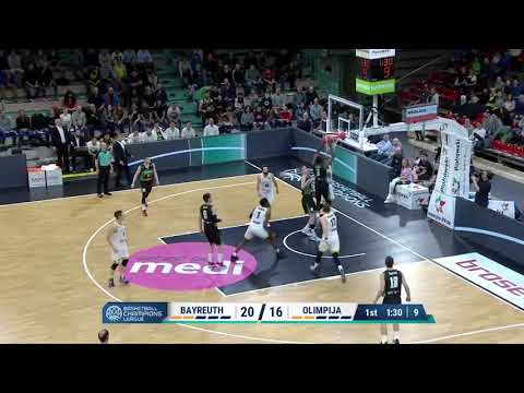 Šamanić od table do Jonesa, ki zabija (medi Bayreuth - Petrol Olimpija, 30.1.2019)