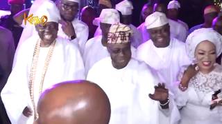 Bola Tinubu, Obasanjo, Osinbajo, Dangote, Ooni Ofe Ife grace Okoya’s 80th birthday celebration
