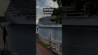 MSC SEAVIEW cruzeiro cruise navio  Santos Buzios Salvador @cruzeiros2025 #drone #google  #shorts