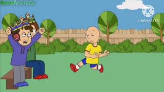 caillou speaks backwards/grounded but its reverse