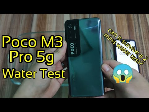 Poco M3 Pro 5g : Water Test (can it survive a 2 mins water test?) 🤔
