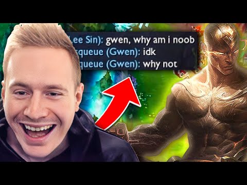 Teaming up with Toxic Players as Lee Sin